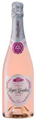 Вино игристое Рожер Гуларт Кава Корал Розе Брют 2022 Розовое Брют 12% 0,75 л фото