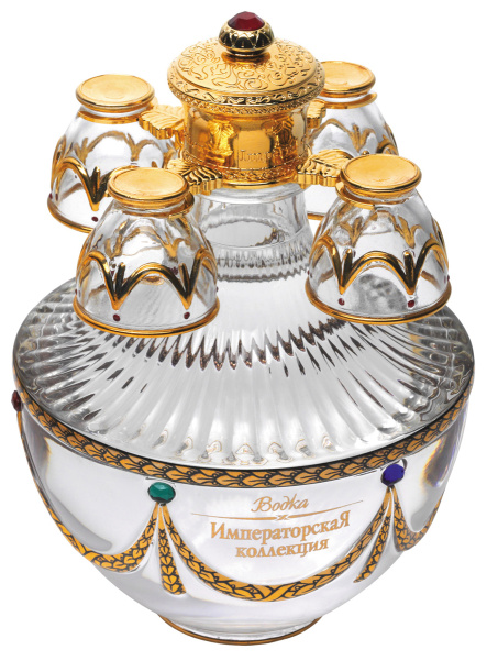 Водка Imperial Collection Faberge Egg Diamond in wooden box 0,7 л фото