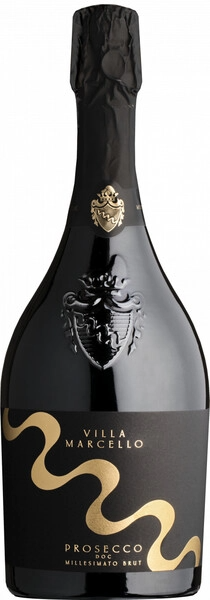 Вино игристое Белое Брют Villa Marcello Prosecco Millesimato Brut 2024 0,75 л фото