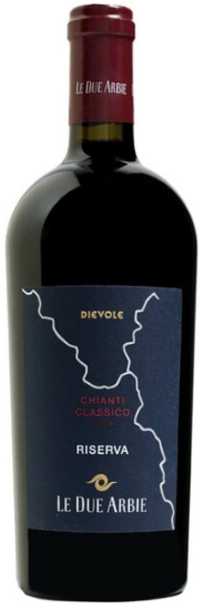 Вино Красное Сухое Dievole Le Due Arbie Chianti Classico Riserva 2018 0,75 л фото