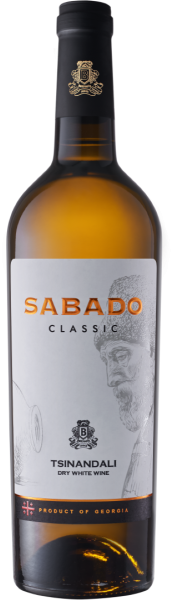 Вино Болеро энд Компани Сабадо Классик Цинандали 2022 Белое Сухое 11,5% 0,75 л фото