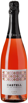 Вино игристое Розовое Брют Castell De La Comanda Cava Rosat 0,75 л фото