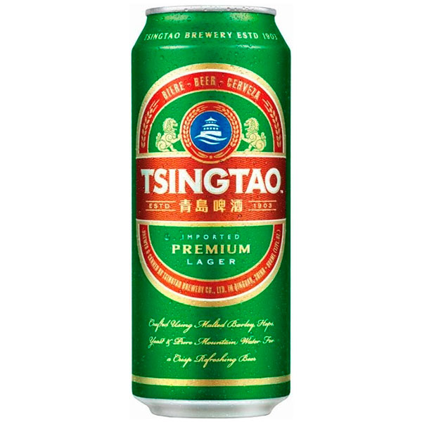 Пиво Светлое Tsingtao in can 0,5 л фото