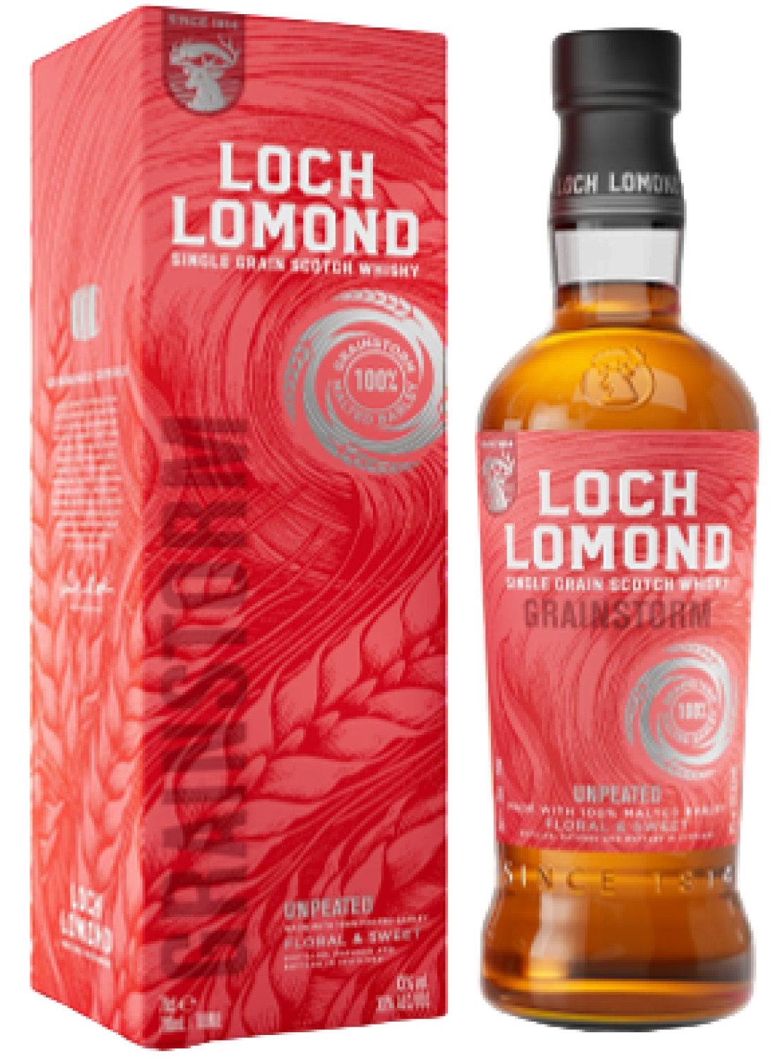 Виски Loch Lomond Single Grain Unpeated in gift box 0,7 л фото