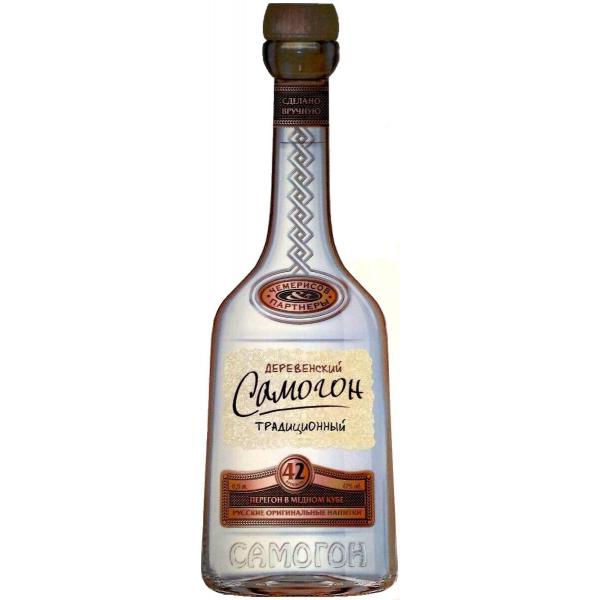 Самогон Derevenskiy Samogon Tradicionnyj 0,5 л фото
