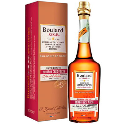 Кальвадос Boulard VSOP Bourbon Cask Finish Pays d'Auge in gift box 0,70 л фото