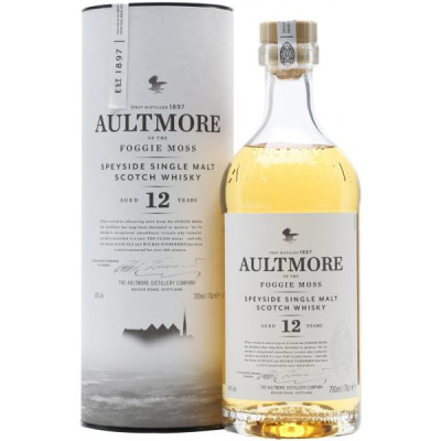 Виски Aultmore 12 Years Old Single Malt Speyside in tube 0,70 л фото