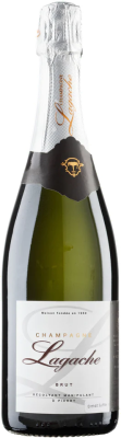 Вино игристое Белое Брют Lagache Brut Champagne 0,75 л фото