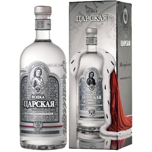 Водка Tsarskaja Original in gift box 1,75 л фото