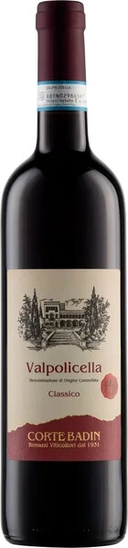 Вино Красное Сухое Corte Badin Valpolicella Classico 2025 0,75 л фото