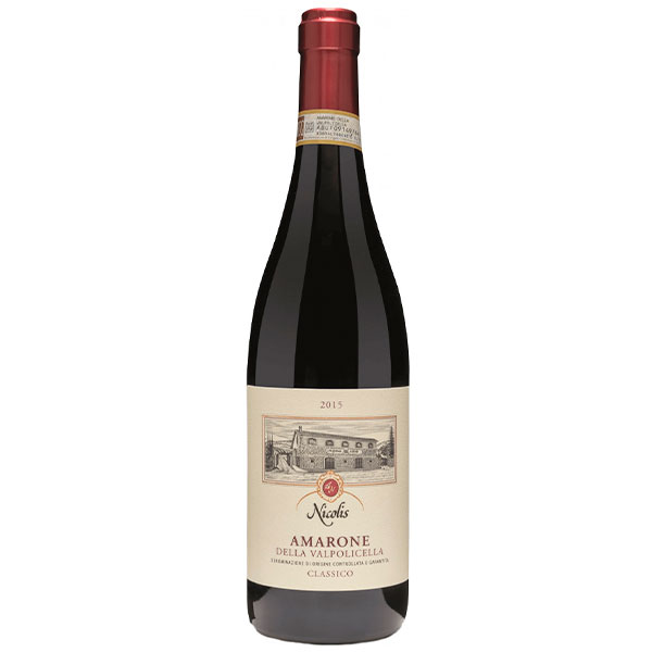 Вино Красное Полусухое Nicolis Amarone della Valpolicella Classico 2015 0,75 л фото