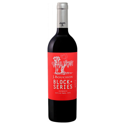 Вино Красное Сухое J.Bouchon Block Series Carmenere Maule Valley 2019 0,75 л фото