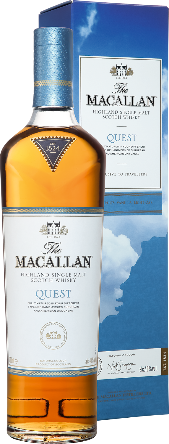 Виски Macallan Quest Highland Single Malt in gift box 0,7 л фото