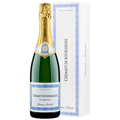 Вино игристое Белое Брют Chartron et Trebuchet Chardonnay Cremant de Bourgogne in gift box 2021 0,75 л фото