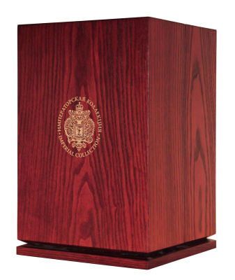 Водка Imperial Collection Faberge Egg Silver in wooden box 0,7 л фото