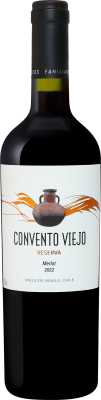 Вино Красное Сухое Maule J Bouchon Convento Viejo Merlot Reserva 2023 0,75 л фото