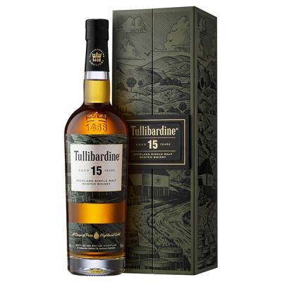Виски Tullibardine 15 Years Old Single Malt Highland in gift box 0,7 л фото