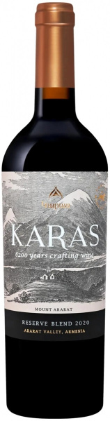 Вино Красное Сухое Karas Reserve Blend Ararat Valley 2020 0,75 л фото