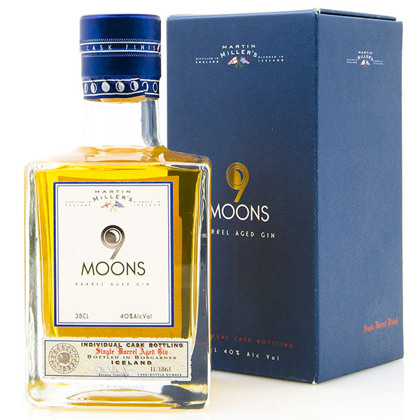 Джин Martin Miller's 9 Moons Aged Barrel in gift box 0,35 л фото