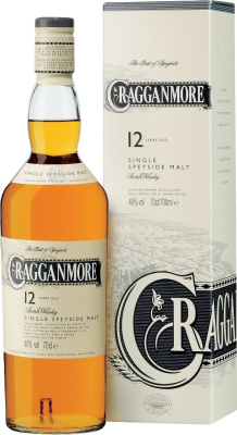 Виски Cragganmore 12 Years Old Single Malt Speyside in gift box 0,7 л фото