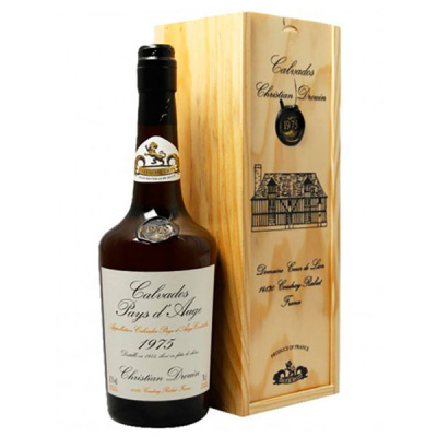Кальвадос Christian Drouin Coeur de Lion Pays d'Auge in wooden box 0,70 л фото