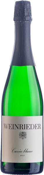 Вино игристое Белое Брют Weinrieder Cuvee Blanc Brut 2021 0,75 л фото