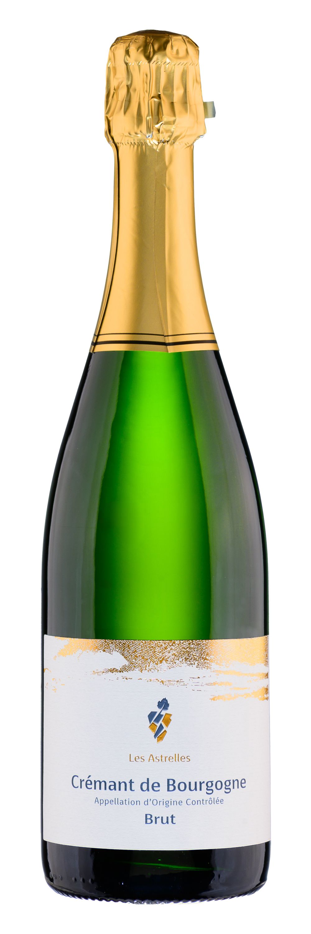 Вино игристое Белое Брют Domaine Les Astrelles Cremant De Bourgogne Brut Blanc 2022 0,75 л фото