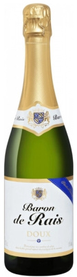 Вино игристое Белое Полусладкое Baron de Rais Doux 0,75 л фото