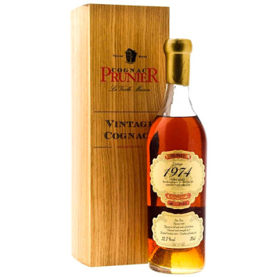 Коньяк Prunier Fins Bois 1974 0,7 л фото