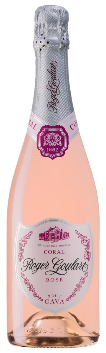 Вино игристое Розовое Брют Roger Goulart Coral Rose Brut Cava 2023 0,75 л фото
