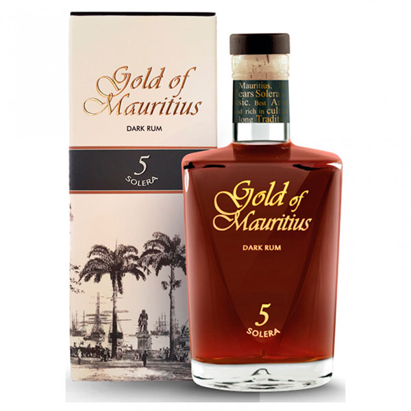 Ром Gold of Mauritius Dark Solera 5 in gift box 0,70 л фото