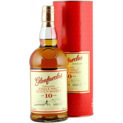 Виски Glenfarclas 10 years Single Malt Speyside in tube 0,70 л фото