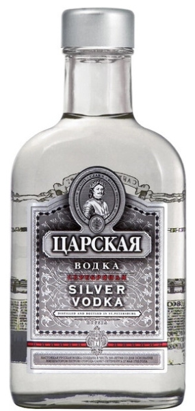 Водка Tsarskaja Silver 0,25 л фото
