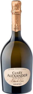 Вино игристое Белое Экстра Брют Aristov Cuvee Alexander Blanc de Noir Extra Brut 0,75 л фото