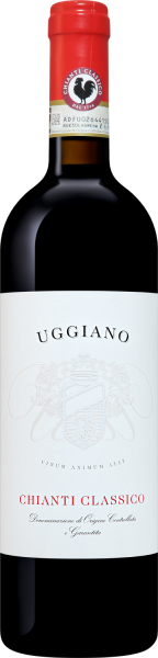 Вино Красное Сухое Uggianо Chianti Classico 2021 0,75 л фото