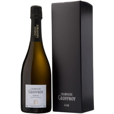 Шампанское Белое Экстра Брют Geoffroy Purete Premier Cru Brut Nature Champagne in gift box 0,75 л фото