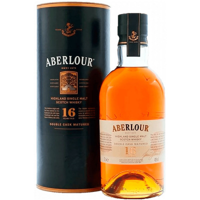 Виски Aberlour Aged 16 Years Double Cask Matured Single Malt Speyside in tube 0,7 л фото