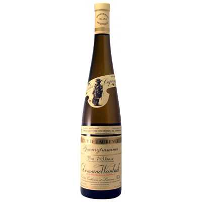 Вино Белое Полусладкое Domaine Weinbach Cuvee Laurence Gewurztraminer Alsace 2019 0,75 л фото