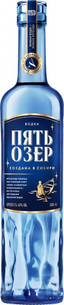 Водка Five Lakes 0,5 л фото