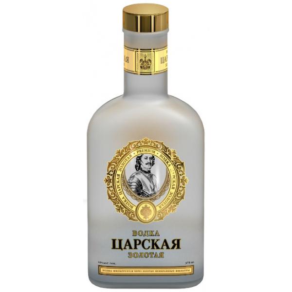 Водка Tsarskaja Gold 0,375 л фото