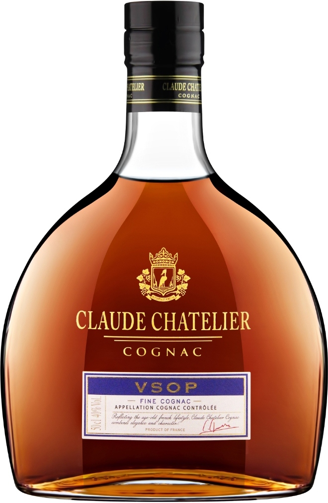 Коньяк Claude Chatelier VSOP in gift box 0,5 л фото