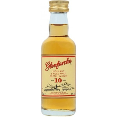 Виски Glenfarclas 10 years old Single Malt Speyside 0,05 л фото