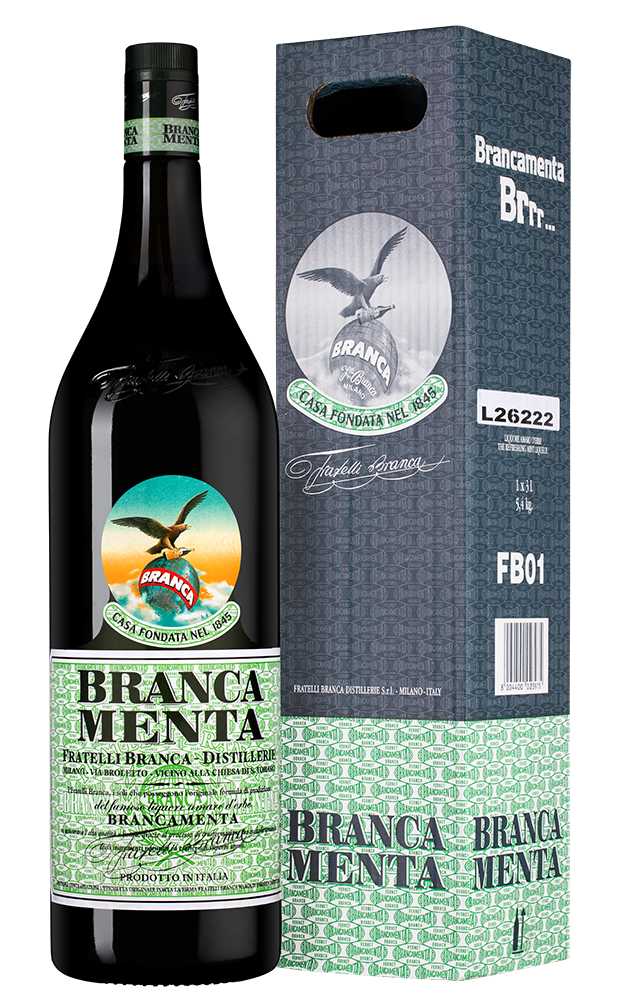 Ликер Branca Menta in gift box 3 л фото
