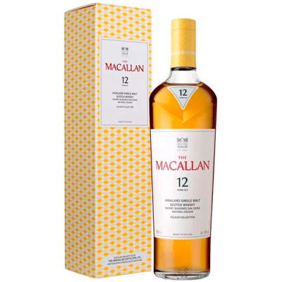 Виски Macallan Colour Collection 12 Years Old Single Malt Speyside in gift box 0,7 л фото