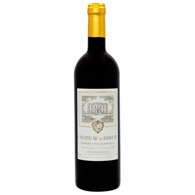 Вино Красное Сухое Chateau de Birot Premieres Cotes de Bordeaux 2015 0,75 л фото