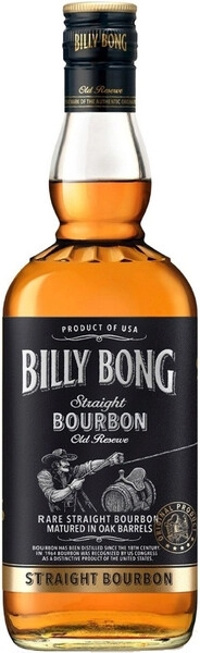 Виски Billy Bong Straight Bourbon Old Reserve 0,7 л фото