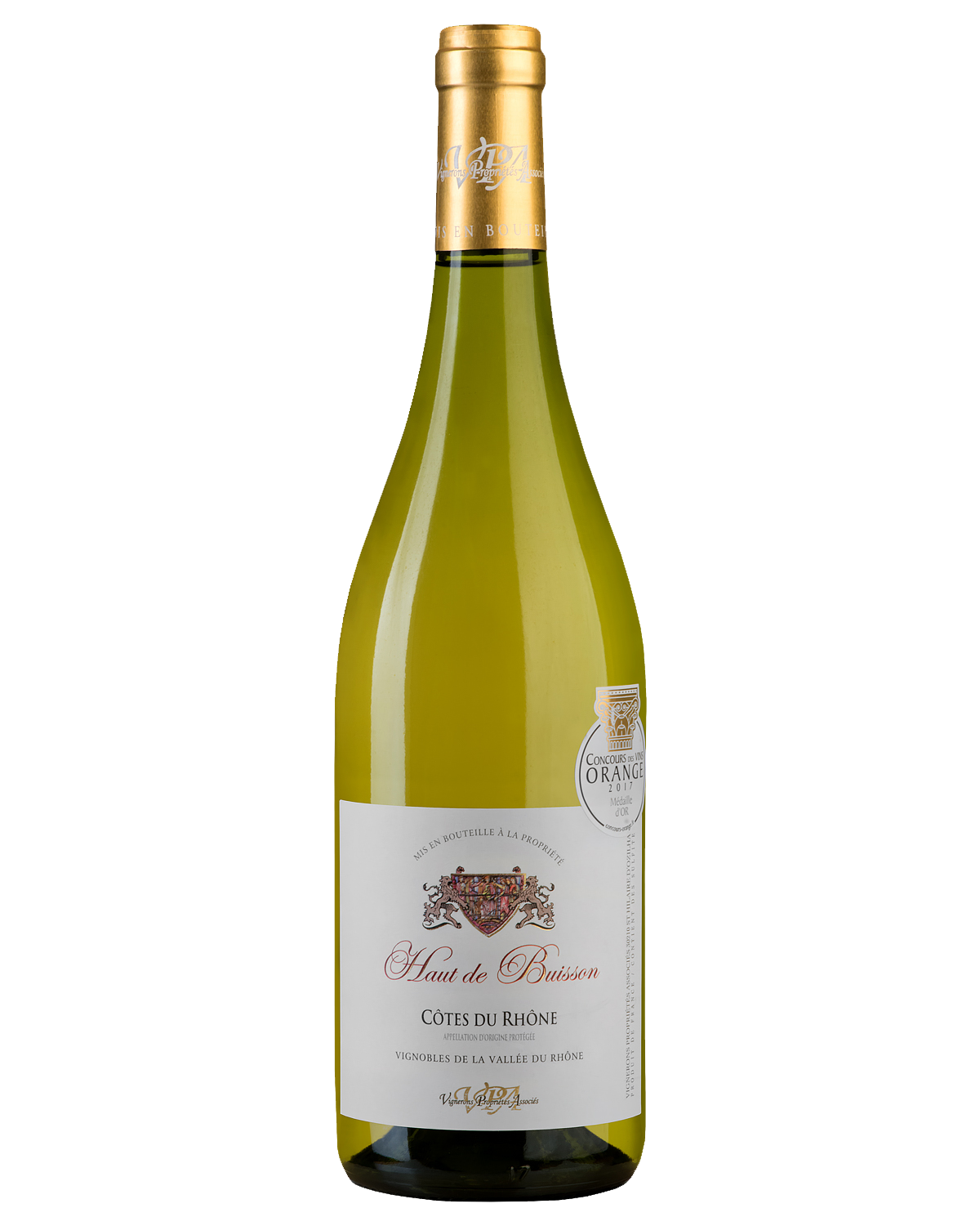 Вино Белое Сухое Haut de Buisson Blanc Cotes du Rhone 2023 0,75 л фото