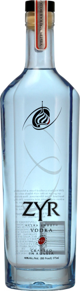Водка Zyr 0,375 л фото