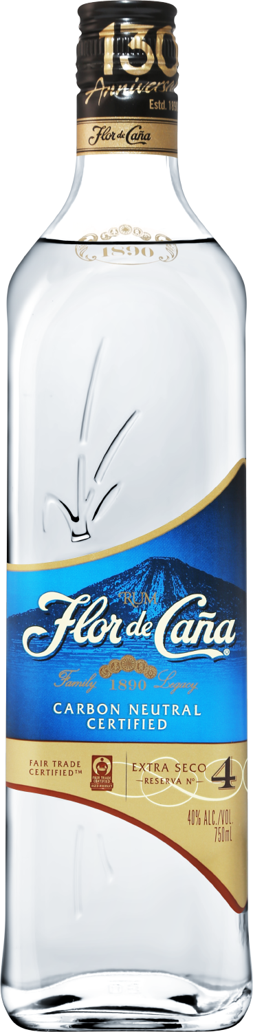 Ром Flor de Cana 4 Extra Seco 0,75 л фото
