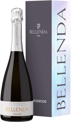 Вино игристое Bellenda Miraval Prosecco Conegliano Valdobbiadene Superiore in gift box 2024 0,75 л фото